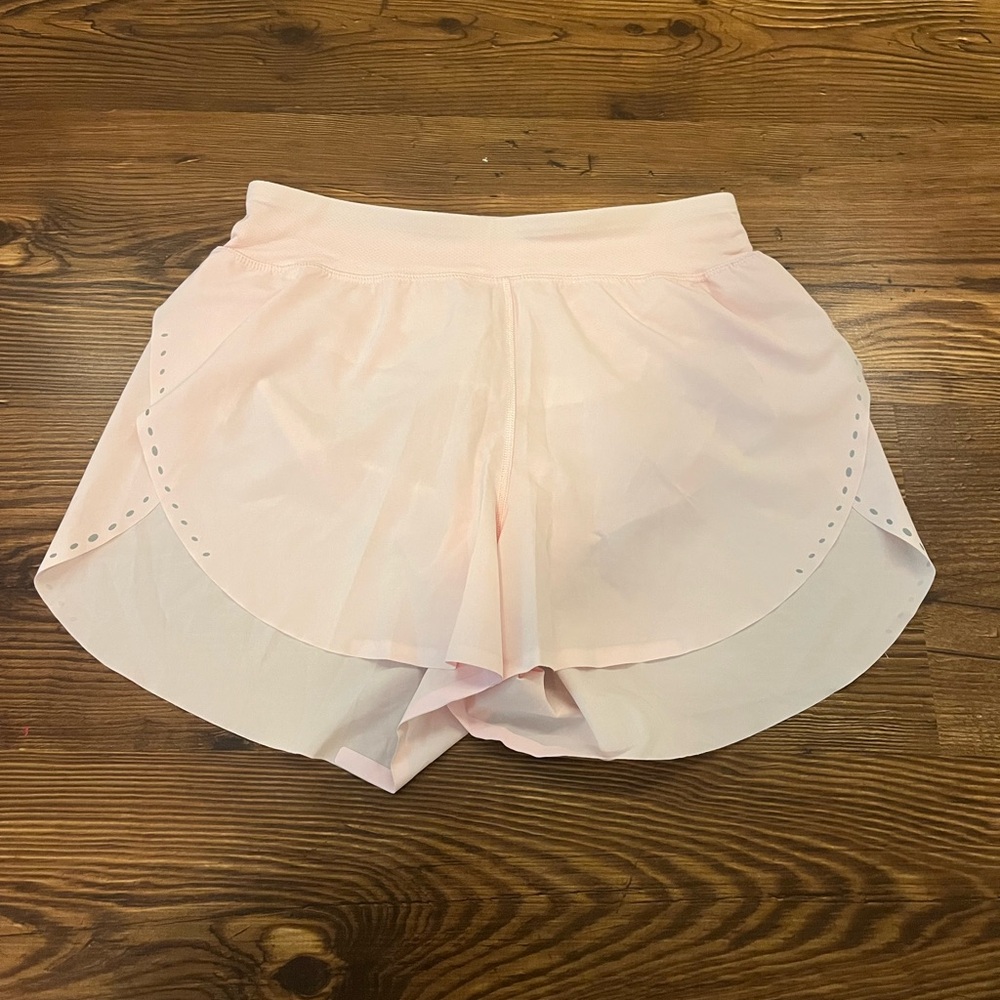 Pink Milkshake Lululemon Fast and Free Shorts